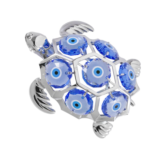 Crystal Turtle Nazar Figurine – Symbol of Protection & Longevity